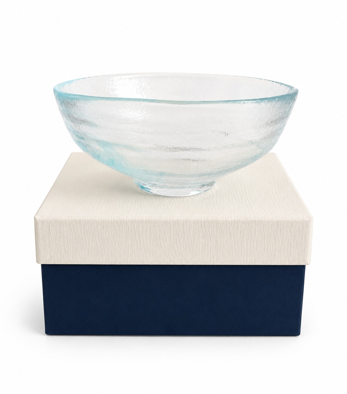 Blue Uzukumo Matcha Bowl (Transparent Blue)