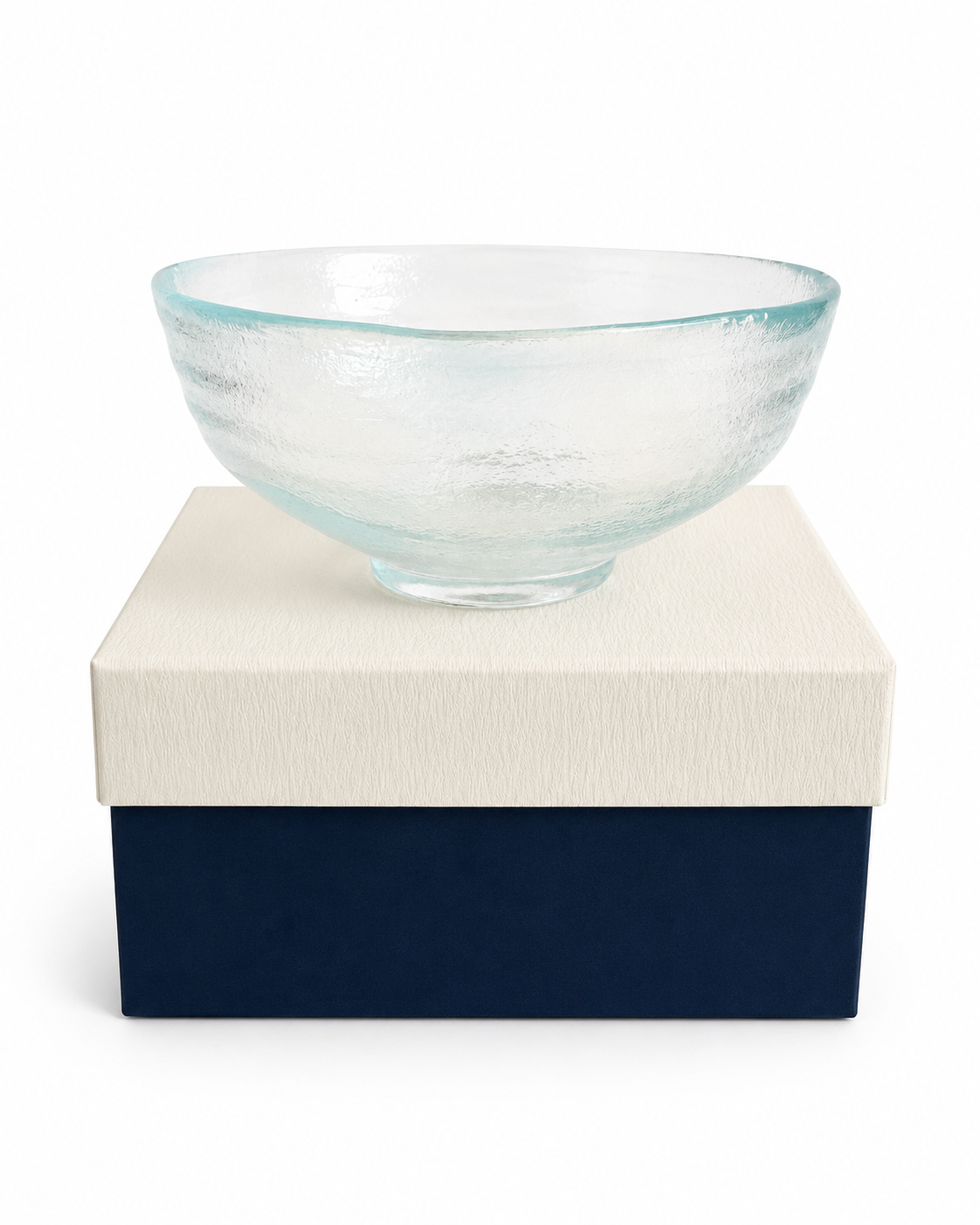 Blue Uzukumo Matcha Bowl (Transparent Blue)