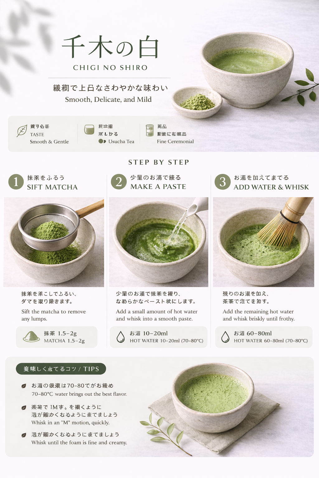 🍵千木の白 (Chigi no Shiro) Matcha by Marukyu Koyamaen 40g