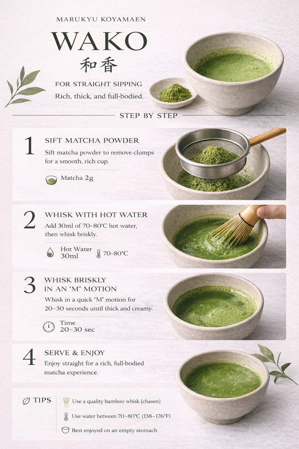 🍵 和光（Wako） Matcha by Marukyu Koyamaen 20g